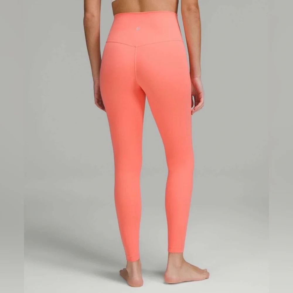 Lululemon Align High Rise Pant Leggings Raspberry Cream 8 10 NWT